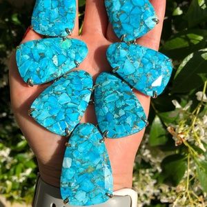 Kendra Scott Bronze Veined Turquoise Harlow